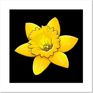 Daffodil flower lover Posters and Art